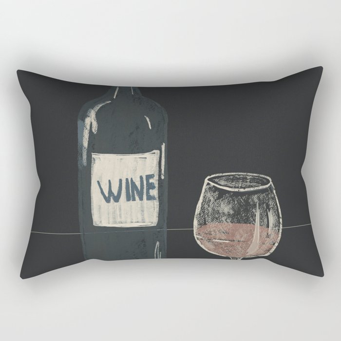 Wine 7 Rectangular Pillow Gallery Image 2