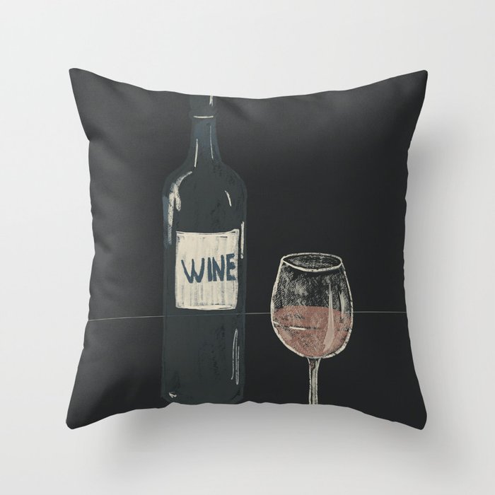 Wine 7 Throw Pillow Gallery Image 6