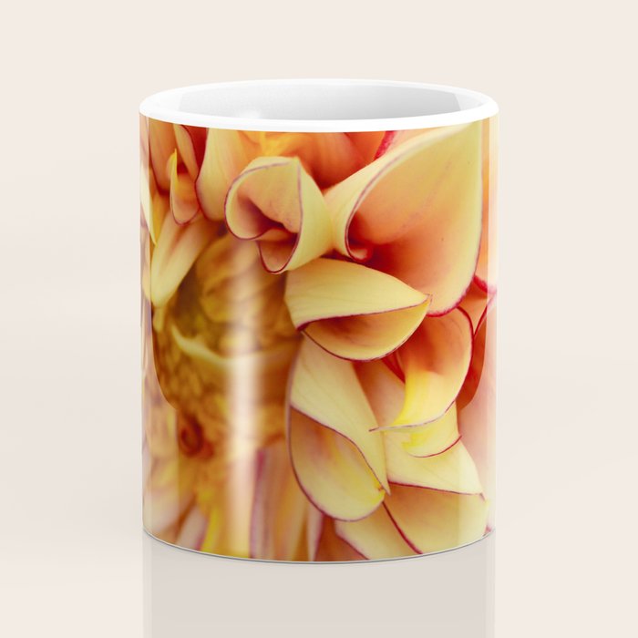 Sanguine - Happy Flower photograph - Modern Dahlia Botanical Art - Floral Coffee Mug Gallery Image 4