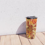 Sanguine - Happy Flower photograph - Modern Dahlia Botanical Art - Floral Travel Mug Gallery Image 4