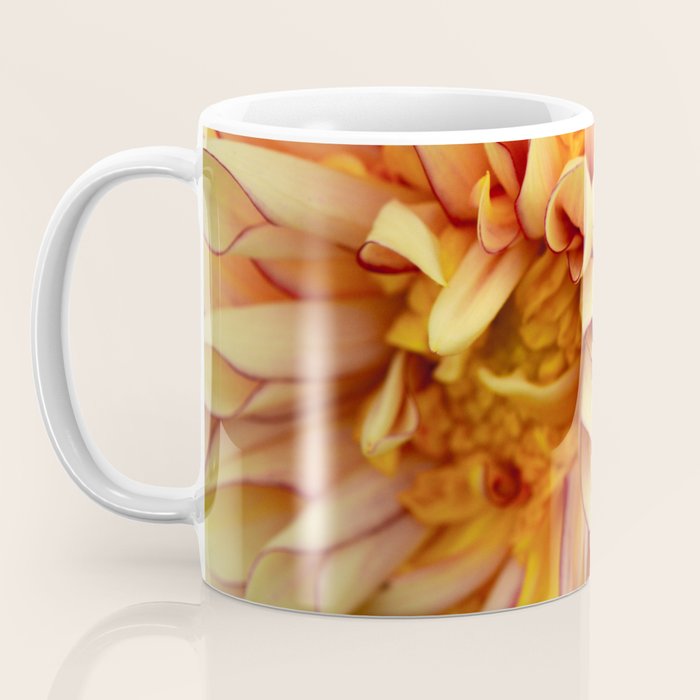 Sanguine - Happy Flower photograph - Modern Dahlia Botanical Art - Floral Coffee Mug Gallery Image 3