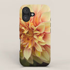 Sanguine - Happy Flower photograph - Modern Dahlia Botanical Art - Floral iPhone Case Gallery Image 1