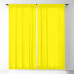 Modern abstract bright yellow neon color Window Curtain Gallery Image 5