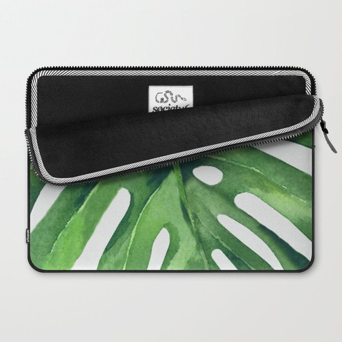Monstera Leaf Laptop Sleeve Gallery Image 2
