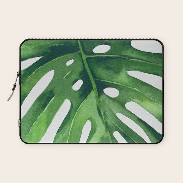 Monstera Leaf Laptop Sleeve Gallery Image 1