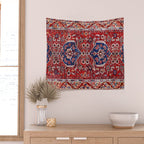 Demirci Kula 18th Century Anatolian Rug Print Wall Tapestry Gallery Image 2