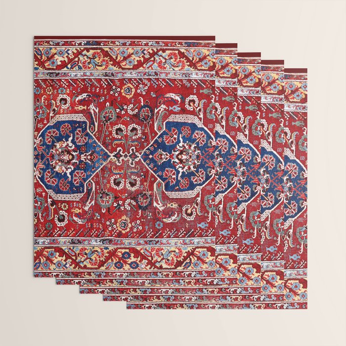 Demirci Kula 18th Century Anatolian Rug Print Wrapping Paper Gallery Image 3