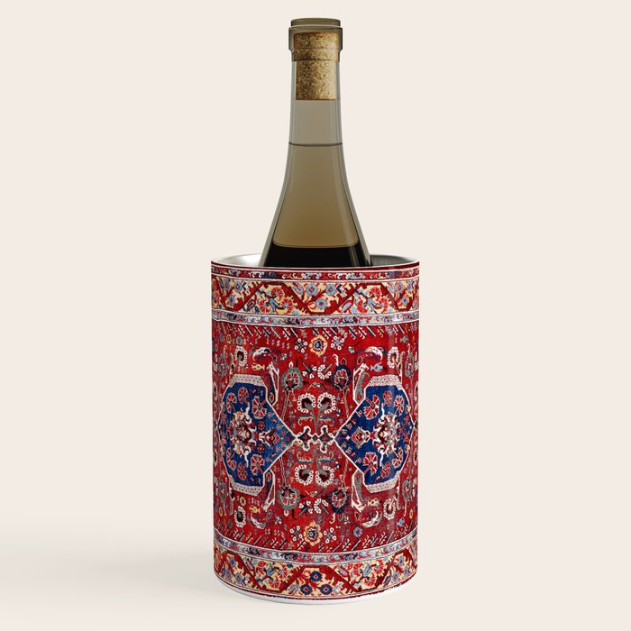 Demirci Kula 18th Century Anatolian Rug Print Wine Chiller Gallery Image 1