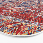 Demirci Kula 18th Century Anatolian Rug Print Bath Mat Gallery Image 3
