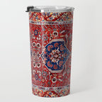 Demirci Kula 18th Century Anatolian Rug Print Travel Mug Gallery Image 3