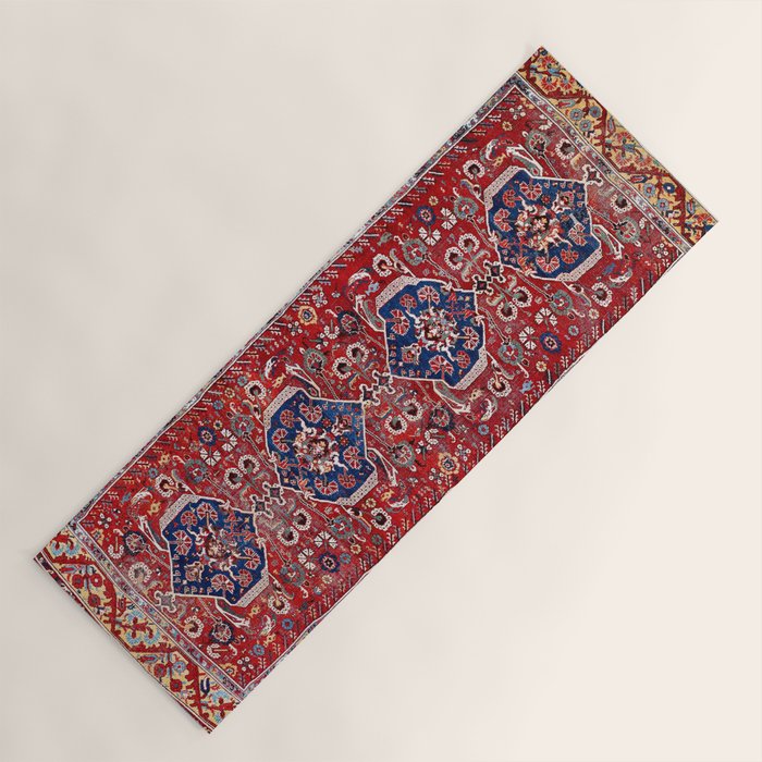 Demirci Kula 18th Century Anatolian Rug Print Yoga Mat Gallery Image 1