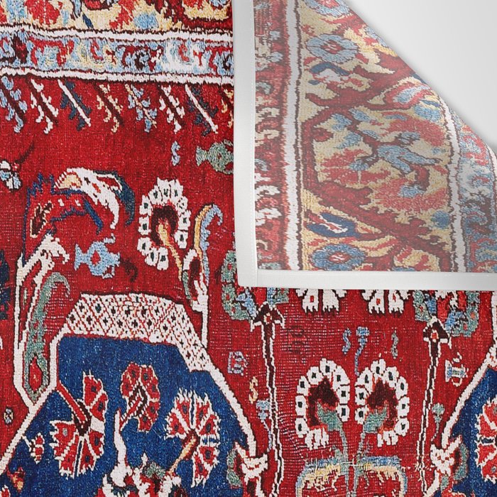 Demirci Kula 18th Century Anatolian Rug Print Wall Tapestry Gallery Image 3