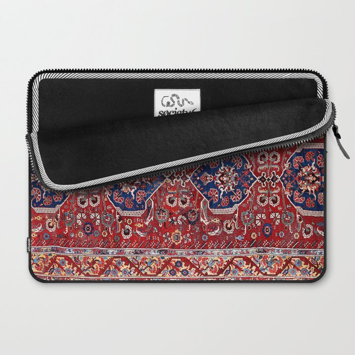 Demirci Kula 18th Century Anatolian Rug Print Laptop Sleeve Gallery Image 2