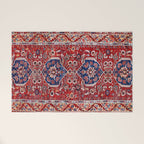 Demirci Kula 18th Century Anatolian Rug Print Welcome Mat Gallery Image 1