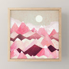 Blush Berry Peaks Mini Art Print Gallery Image 1