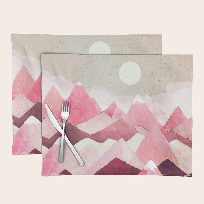 Blush Berry Peaks Placemat Gallery Image 1