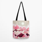 Blush Berry Peaks Tote Bag Gallery Image 2