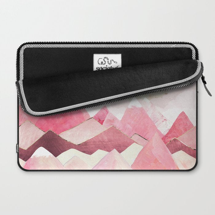 Blush Berry Peaks Laptop Sleeve Gallery Image 2
