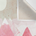Blush Berry Peaks Wall Tapestry Gallery Image 3