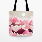 Blush Berry Peaks Tote Bag Gallery Image 1