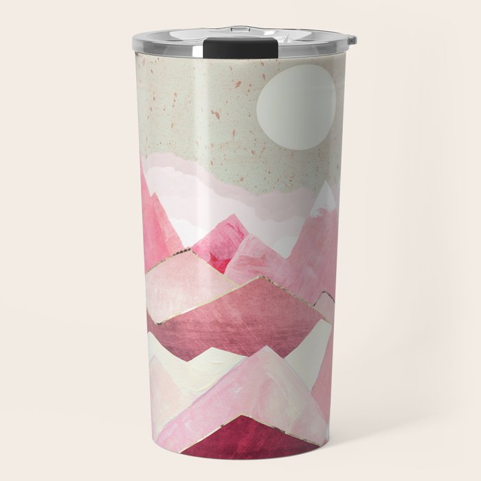 Blush Berry Peaks Travel Mug Gallery Image 1