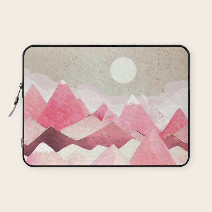 Blush Berry Peaks Laptop Sleeve Gallery Image 1