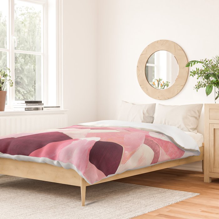 Blush Berry Peaks Duvet Cover Gallery Image 2