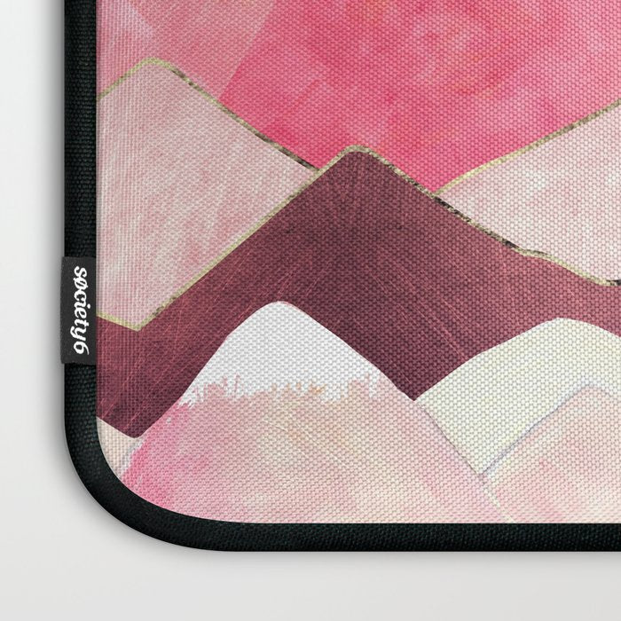Blush Berry Peaks Laptop Sleeve Gallery Image 3