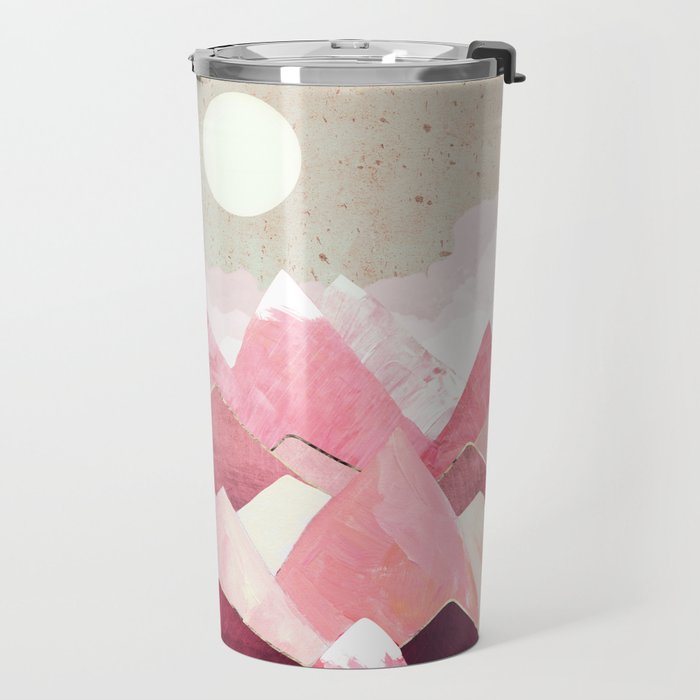 Blush Berry Peaks Travel Mug Gallery Image 2