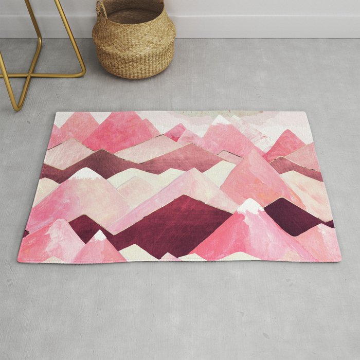 Blush Berry Peaks Rug Gallery Image 1