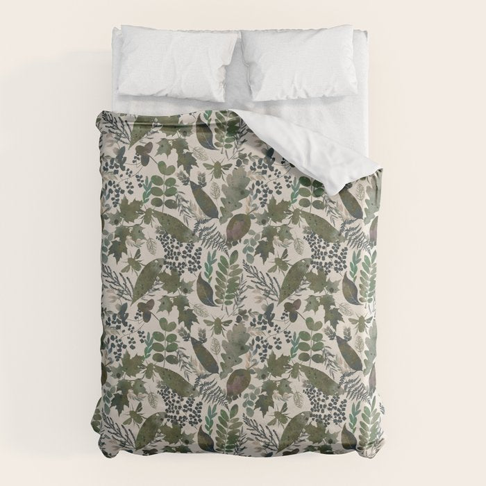 Greenish forest Duvet Cover Gallery Image 6