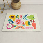 Mid Century Modern Fruits Rug Gallery Image 1