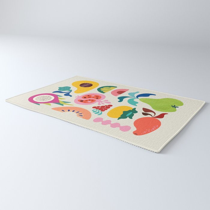 Mid Century Modern Fruits Rug Gallery Image 3