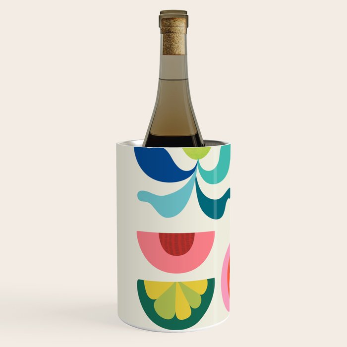 Mid Century Modern Fruits Wine Chiller Gallery Image 2
