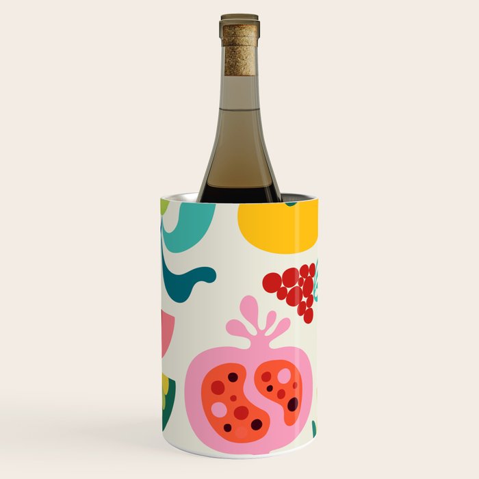 Mid Century Modern Fruits Wine Chiller Gallery Image 1