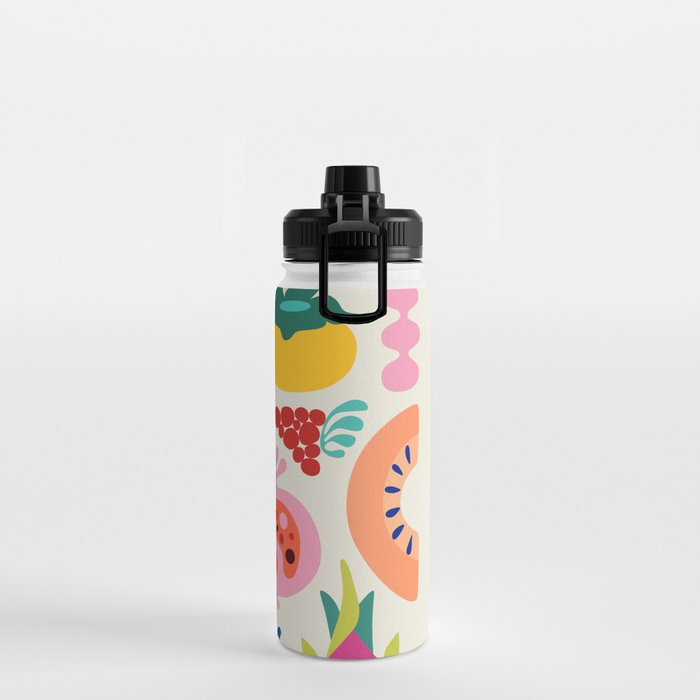 Mid Century Modern Fruits Water Bottle Gallery Image 2
