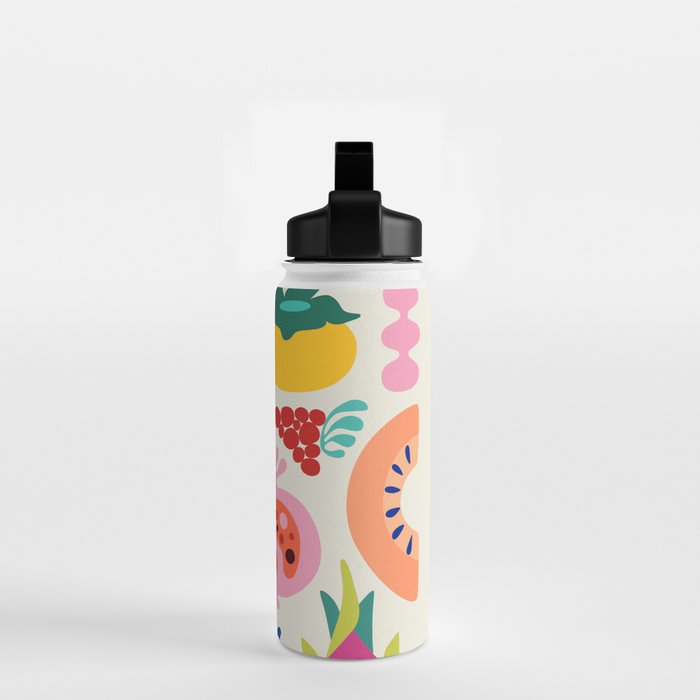 Mid Century Modern Fruits Water Bottle Gallery Image 2