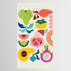 Mid Century Modern Fruits Tablecloth Gallery Image 2