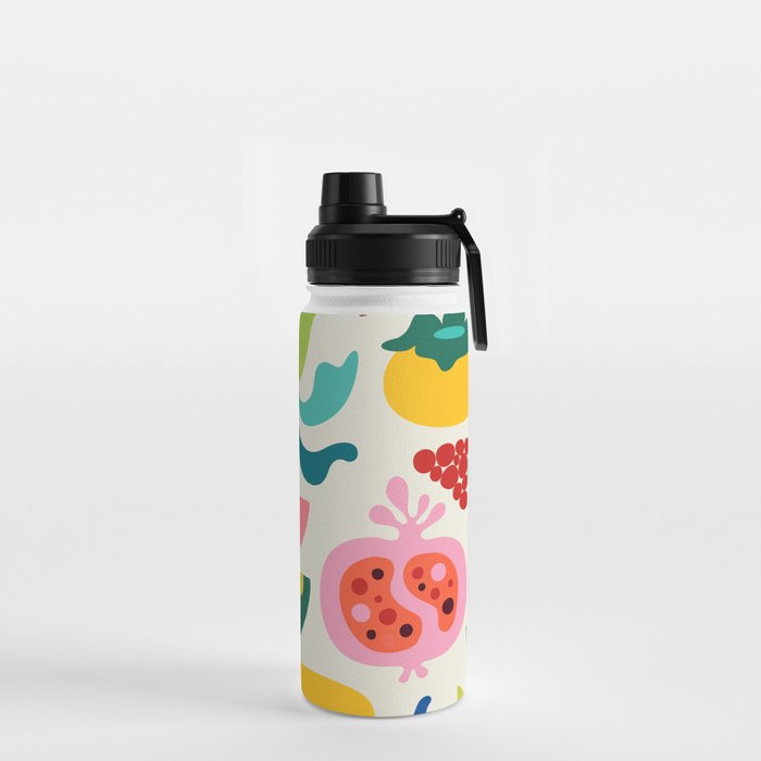 Mid Century Modern Fruits Water Bottle Gallery Image 2