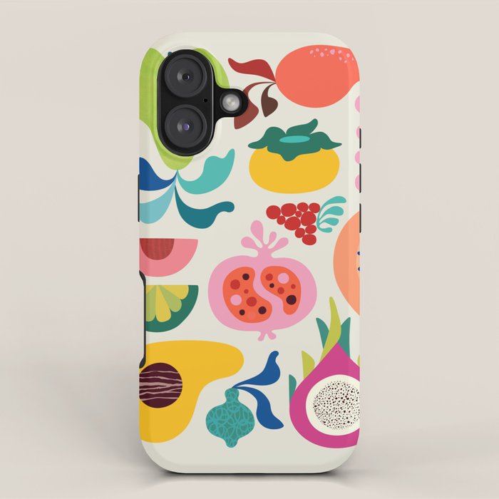 Mid Century Modern Fruits iPhone Case Gallery Image 1