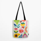 Mid Century Modern Fruits Tote Bag Gallery Image 2