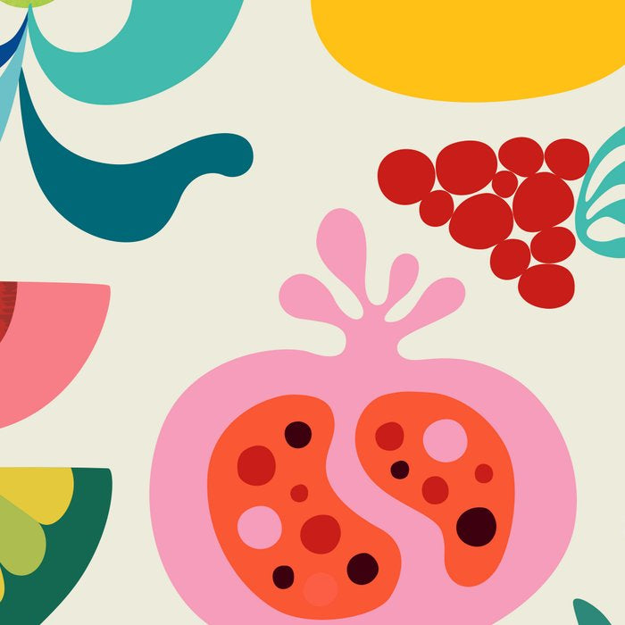 Mid Century Modern Fruits Coffee Mug Gallery Image 2