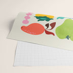 Mid Century Modern Fruits Wrapping Paper Gallery Image 2