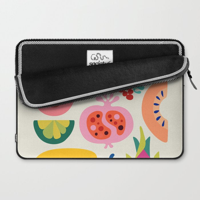 Mid Century Modern Fruits Laptop Sleeve Gallery Image 2