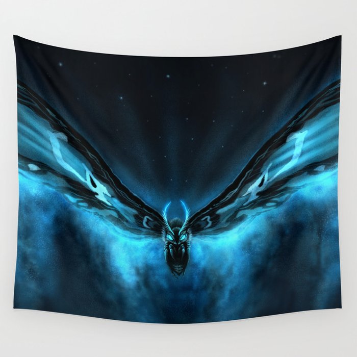 Queen of Monster - Mothra Wall Tapestry Gallery Image 4