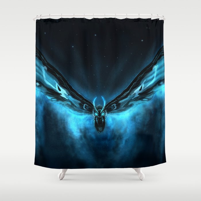 Queen of Monster - Mothra Shower Curtain Gallery Image 1