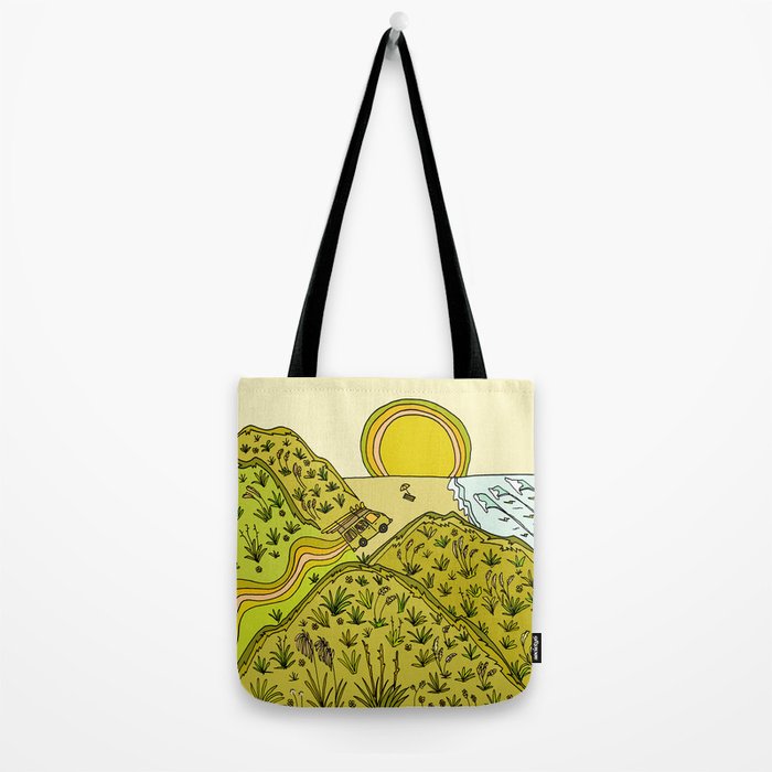 keen for a surf nz surf adventure by surfy birdy Tote Bag Gallery Image 2