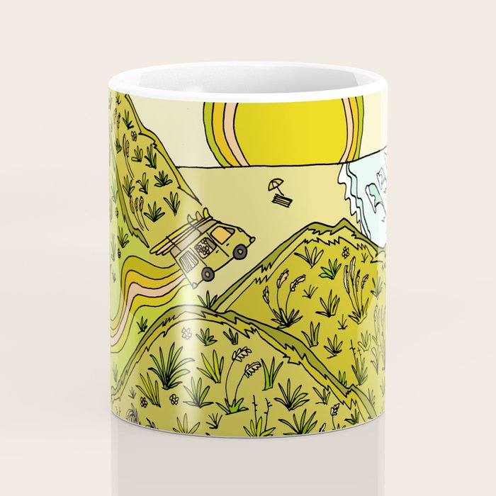 keen for a surf nz surf adventure by surfy birdy Coffee Mug Gallery Image 4