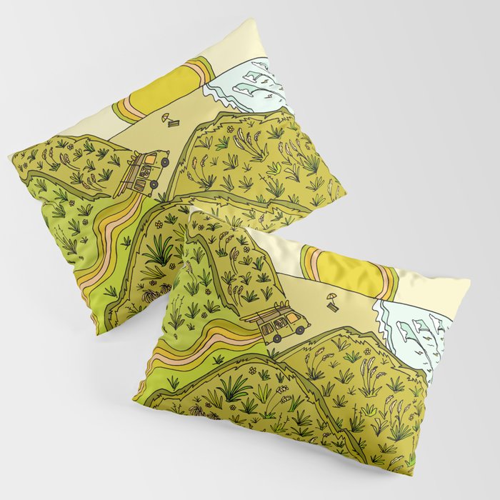 keen for a surf nz surf adventure by surfy birdy Pillow Sham Gallery Image 3