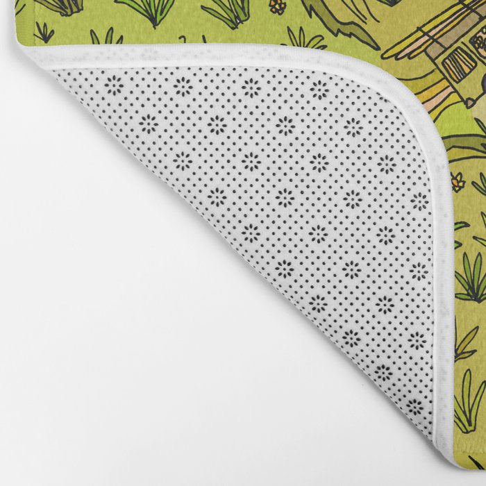 keen for a surf nz surf adventure by surfy birdy Bath Mat Gallery Image 2